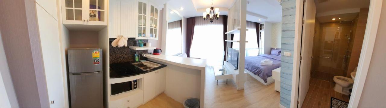 Cozy Near Beach 200M With Toproof Pool At Patio Bangsaen Exterior foto