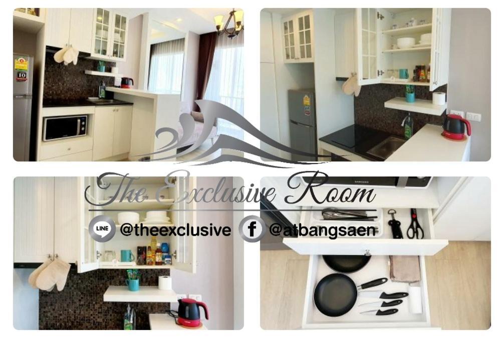 Cozy Near Beach 200M With Toproof Pool At Patio Bangsaen Exterior foto